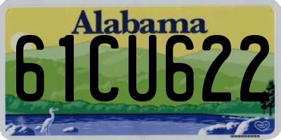 AL license plate 61CU622
