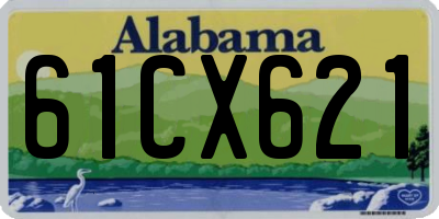 AL license plate 61CX621