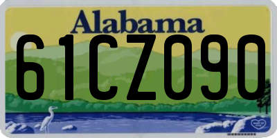 AL license plate 61CZ090