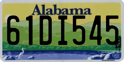 AL license plate 61DI545