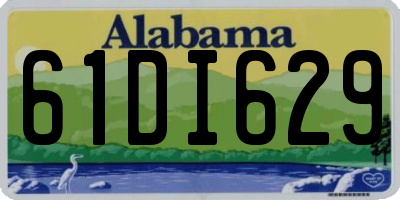 AL license plate 61DI629