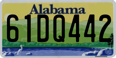 AL license plate 61DQ442