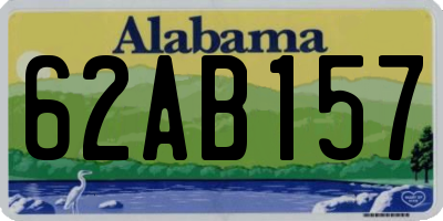 AL license plate 62AB157
