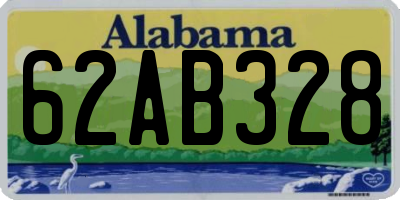AL license plate 62AB328