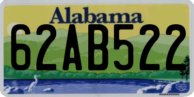 AL license plate 62AB522