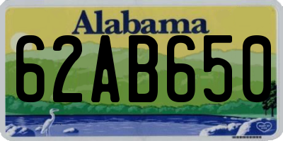AL license plate 62AB650