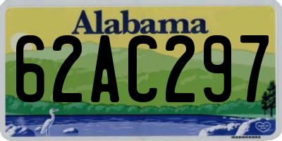 AL license plate 62AC297