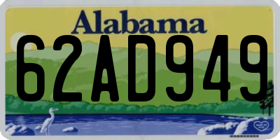 AL license plate 62AD949
