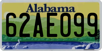 AL license plate 62AE099