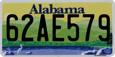 AL license plate 62AE579