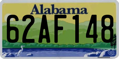 AL license plate 62AF148