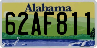 AL license plate 62AF811