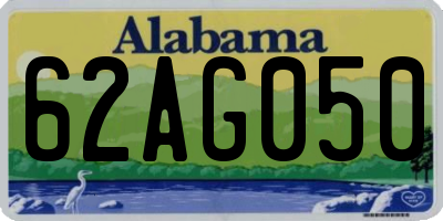 AL license plate 62AG050