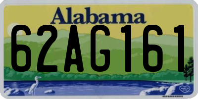 AL license plate 62AG161