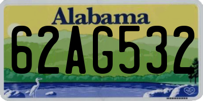 AL license plate 62AG532
