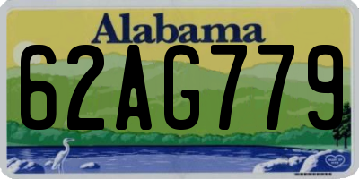AL license plate 62AG779
