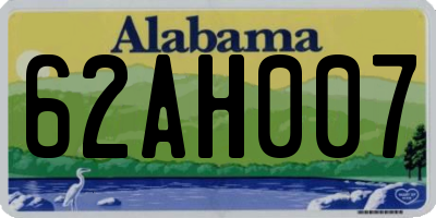 AL license plate 62AH007