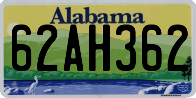 AL license plate 62AH362