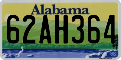 AL license plate 62AH364