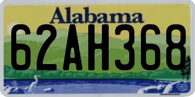 AL license plate 62AH368