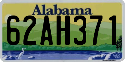 AL license plate 62AH371