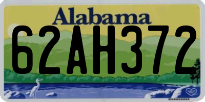 AL license plate 62AH372