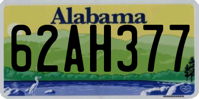 AL license plate 62AH377