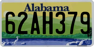 AL license plate 62AH379