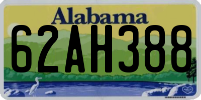 AL license plate 62AH388