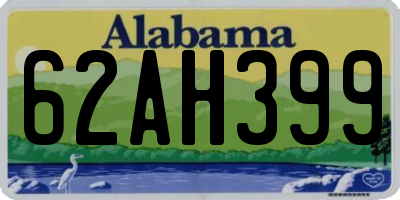 AL license plate 62AH399