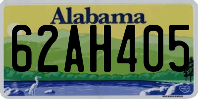 AL license plate 62AH405