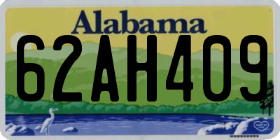 AL license plate 62AH409