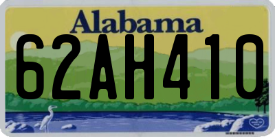 AL license plate 62AH410