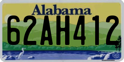 AL license plate 62AH412