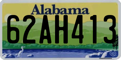 AL license plate 62AH413