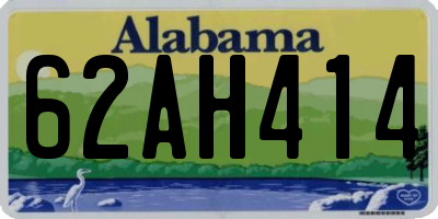 AL license plate 62AH414