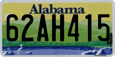 AL license plate 62AH415