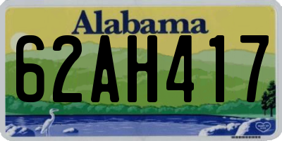 AL license plate 62AH417