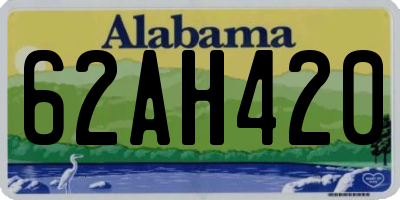 AL license plate 62AH420