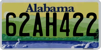 AL license plate 62AH422