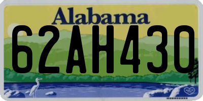 AL license plate 62AH430