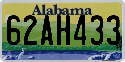 AL license plate 62AH433