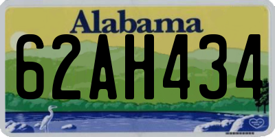 AL license plate 62AH434