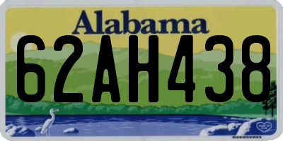 AL license plate 62AH438