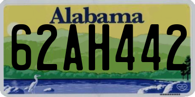 AL license plate 62AH442