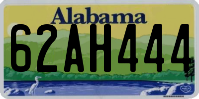 AL license plate 62AH444