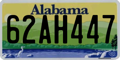 AL license plate 62AH447