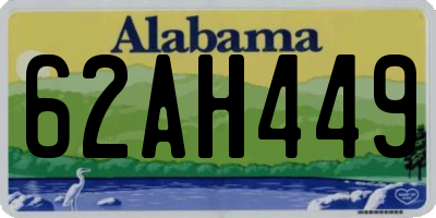 AL license plate 62AH449