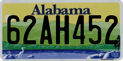 AL license plate 62AH452
