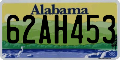 AL license plate 62AH453